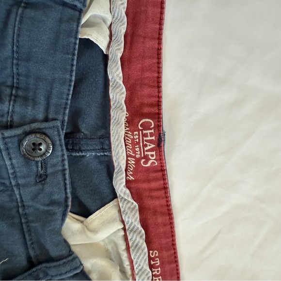 Chaps Navy Cargo Shorts for Men Size 34 - Picture 2 of 6